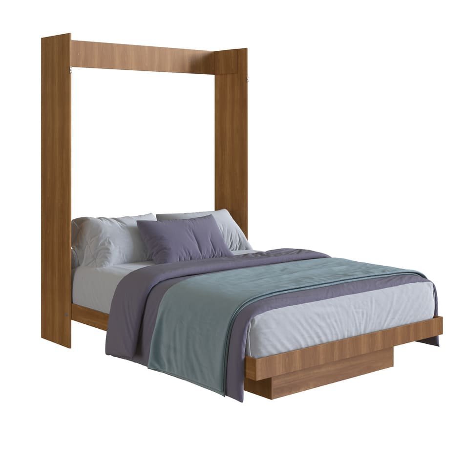 Cama de Casal Articulável Vertical Vancouver Nogal Cv140 Art In Móveis - 3