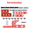 Kit Caixa de Ferramentas e Acessórios - Brinquedo 55 Peças - 7