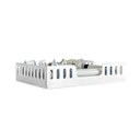Ver imagem 3 de Cama Casal Design Montessoriana Helo Branco + Luminária Led - Cor: Branco