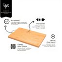 Ver imagem 3 de Tabua Gourmet Ecokitchen Bambu 22x32cm Mimo Style
