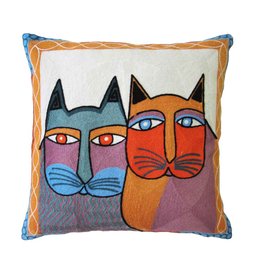 Capa de Almofada Felina 0.45x0.45 Jolitex - 1
