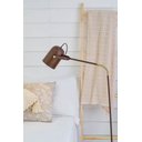 Ver imagem 4 de Luminária de Piso Abajur Chão Articulada Nelle Marrom Cortem