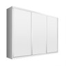 Guarda Roupa Casal Premium Pearl 205,9cm 3 Portas 4 Gavetas Espresso Móveis Branco - 9