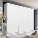 Ver mais imagens de Guarda Roupa Casal Premium Pearl 205,9cm 3 Portas 4 Gavetas Yescasa Branco