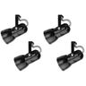 Kit 4x Spots Trilho perfilado eletro calha par-20 bulbo led - 1