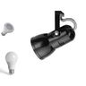 Kit 4x Spots Trilho perfilado eletro calha par-20 bulbo led - 6