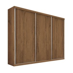 Guarda Roupa Casal Premium Pearl 205,9cm 3 Portas 4 Gavetas Espresso Móveis - 9