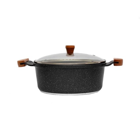 Caçarola Panela Granito Antiaderente Gourmet Javali Am 24cm