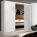 Ver imagem 2 de Guarda Roupa Casal Premium Sky 205,9cm com Espelho 3 Portas 4 Gavetas Espresso Móveis    
