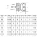 Ver imagem 4 de Porta Pinças Er Modelo Sk50 - Er40 - 300 - Din 69871