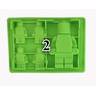 Forma Silicone Lego Gelo Chocolate 6 Unidades - 8