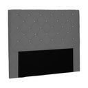 Ver imagem 1 de Cabeceira Tania Cama Box Casal 140Cm Suede Cinza