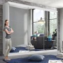 Ver mais imagens de Guarda Roupa Casal Premium Elle 205,9cm com Espelho 3 Portas 4 Gavetas Yescasa Branco