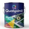 Tinta para Pisos e Quadras Qualyvinil 3,6l Cinza Concreto - 2