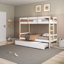 Ver imagem 1 de Treliche Juvenil Solteiro Soft Madeira e MDF Casatema MadeiraOriginals Branco/Marrom