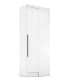 Quarto Modulado Casal Completo 4 Peças 5 Portas 4 Gavetas com Maleiro Smart Plus - 8