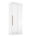 Ver mais imagens de Quarto Modulado Casal Completo 4 Peças 5 Portas 4 Gavetas com Maleiro Smart Plus