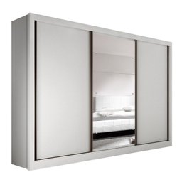 Guarda Roupa Casal Premium Liv 242cm com Espelho 3 Portas 6 Gavetas Espresso Móveis     - 9