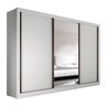 Guarda Roupa Casal Premium Liv 242cm com Espelho 3 Portas 6 Gavetas Espresso Móveis     - 9
