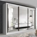 Ver imagem 1 de Guarda Roupa Casal Premium Lux 242cm com Espelho 3 Portas 6 Gavetas Yescasa Branco