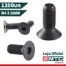 PARAFUSO SEXTAVADO INTERNO ALLEN M4 X 10MM C. CHATA -1200pçs - 2