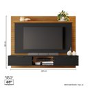 Ver imagem 6 de Painel para TV NT 1205 Freijó com Preto - Notável