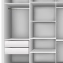 Ver mais imagens de Guarda Roupa Casal Premium Liv 279,3cm 4 Portas 4 Gavetas Espresso Móveis