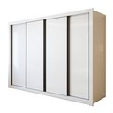 Ver imagem 2 de Guarda Roupa Casal Premium Liv 4 Portas de Correr e 4 Gavetas 279,3cm Yescasa Branco