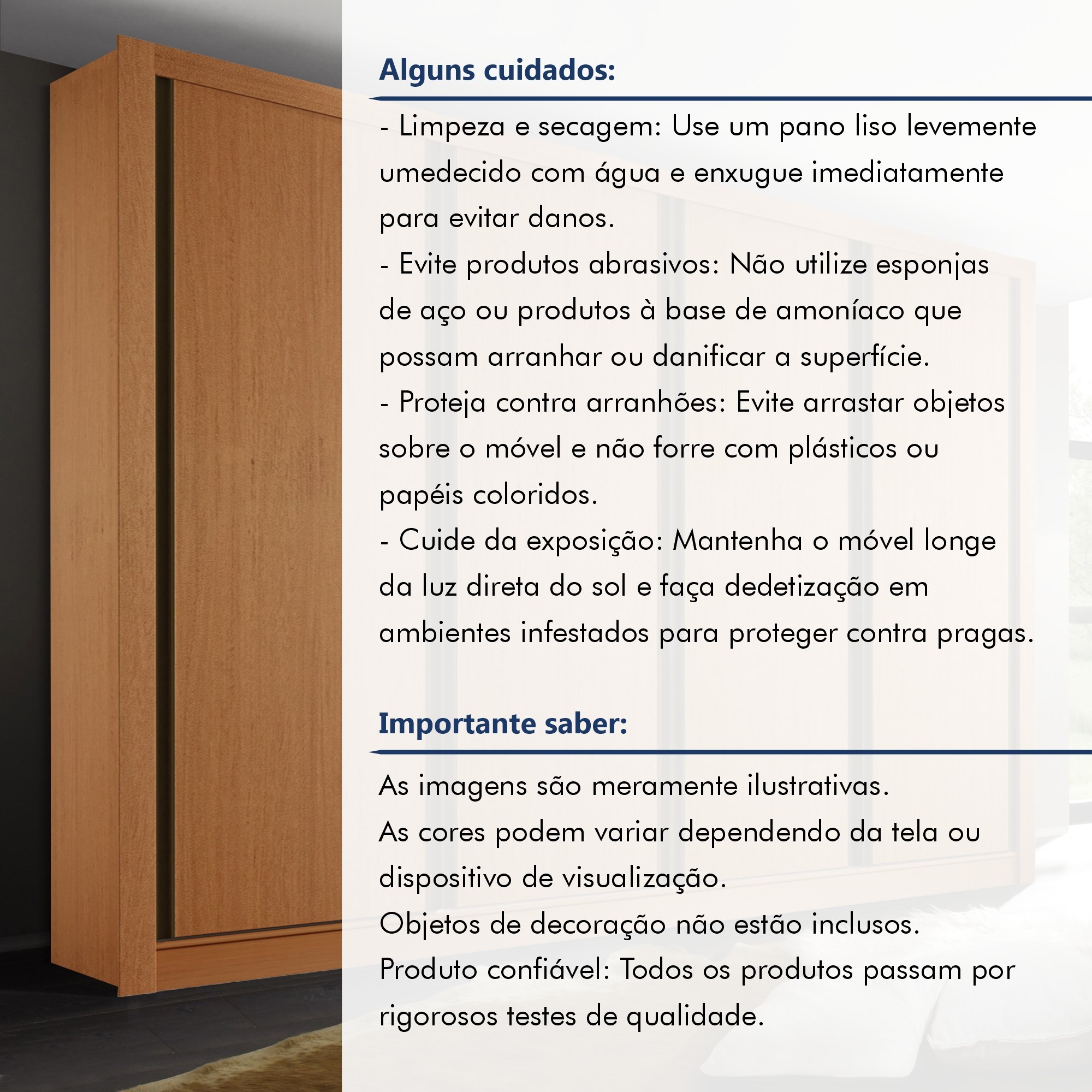 Guarda Roupa Casal Premium Liv 279,3cm 4 Portas 4 Gavetas Espresso Móveis - 9