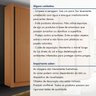Guarda Roupa Casal Premium Liv 279,3cm 4 Portas 4 Gavetas Espresso Móveis - 11