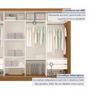 Ver imagem 5 de Guarda Roupa Casal Premium Liv 279,3cm 4 Portas 4 Gavetas Espresso Móveis