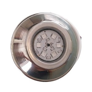 Kit 2 Refletor Spot Led Piscina Inox Prova Agua Rgb 6w Smd