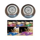 Ver imagem 2 de Kit 2 Refletor Spot Led Piscina Inox Prova Agua Rgb 6w Smd