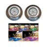 Kit 2 Refletor Spot Led Piscina Inox Prova Agua Rgb 6w Smd - 2