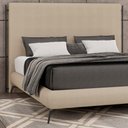 Ver imagem 1 de Cabeceira para Cama Box King 213cm Almeria Bouclé Suave Bege - Sallar Home