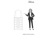 Ver imagem 4 de Cômoda com Espelho 5 Gavetas Veneza