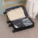 Ver imagem 4 de Mala Viagem Rigida Abs Bordo Pequena Giro 360 Mao Padrao Preto