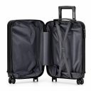 Ver imagem 5 de Mala Viagem Rigida Abs Bordo Pequena Giro 360 Mao Padrao Preto