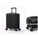 Ver imagem 1 de Mala Viagem Rigida Abs Bordo Pequena Giro 360 Mao Padrao Preto