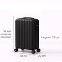 Ver imagem 6 de Mala Viagem Rigida Abs Bordo Pequena Giro 360 Mao Padrao Preto