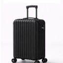 Ver imagem 2 de Mala Viagem Rigida Abs Bordo Pequena Giro 360 Mao Padrao Preto