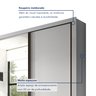 Guarda Roupa Casal Premium Zara 279,3cm com Espelho 4 Portas 4 Gavetas Espresso Móveis     - 2