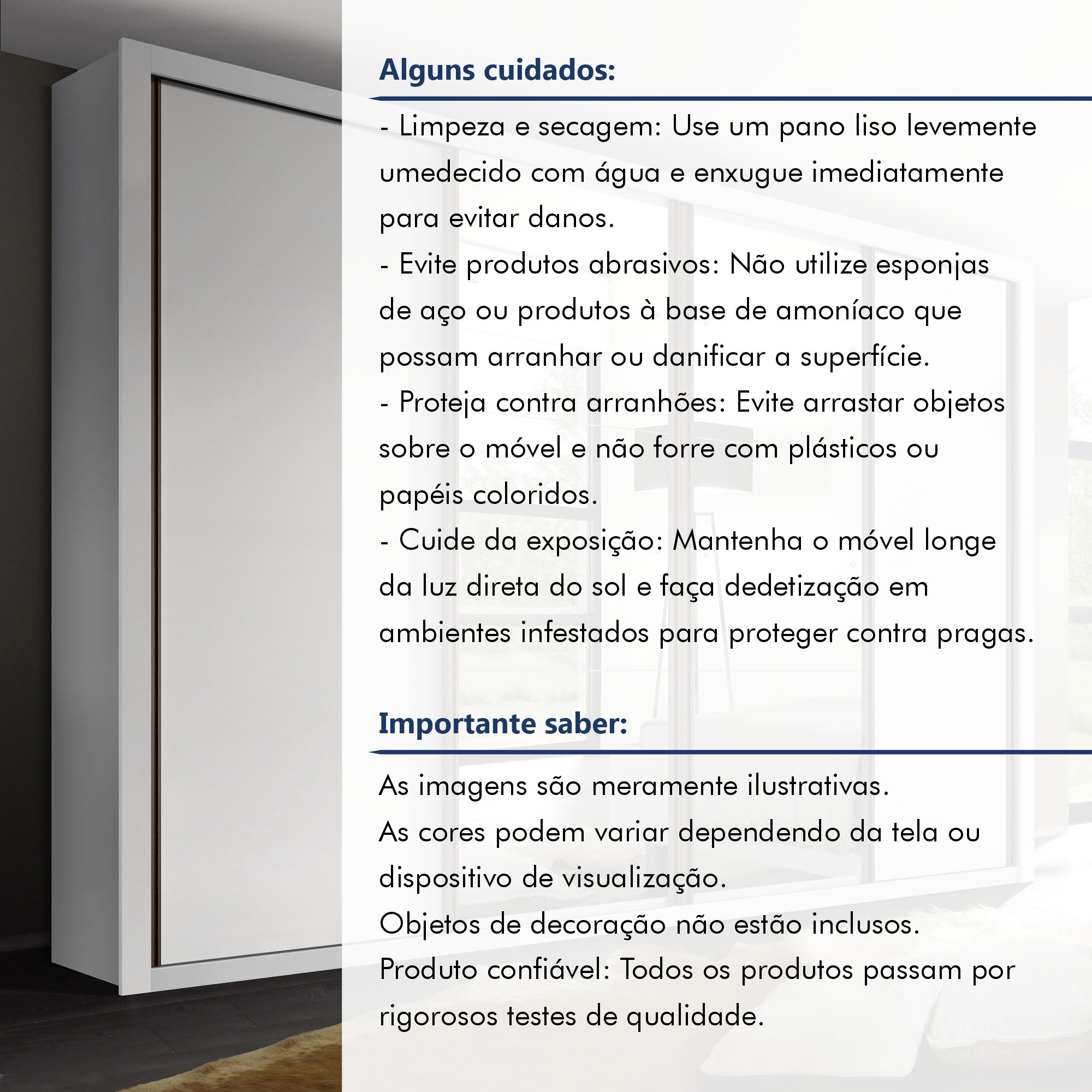 Guarda Roupa Casal Premium Zara 279,3cm com Espelho 4 Portas 4 Gavetas Espresso Móveis     - 10