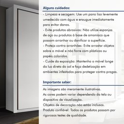 Guarda Roupa Casal Premium Zara 279,3cm com Espelho 4 Portas 4 Gavetas Espresso Móveis     - 10