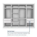 Ver mais imagens de Guarda Roupa Casal Premium Zara 279,3cm com Espelho 4 Portas 4 Gavetas Yescasa