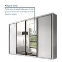 Ver imagem 4 de Guarda Roupa Casal Premium Zara 279,3cm com Espelho 4 Portas 4 Gavetas Yescasa Branco