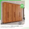 Guarda-roupa Casal 6 Portas 6 Gavetas Órion Premium com Pés 100% MDF - 8