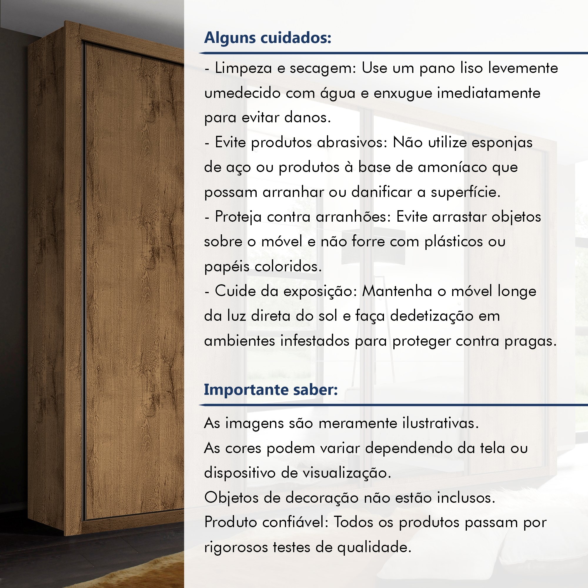Guarda Roupa Casal Premium Zara 279,3cm com Espelho 4 Portas 4 Gavetas Espresso Móveis     - 10