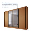 Ver imagem 4 de Guarda Roupa Casal Premium Zara 279,3cm com Espelho 4 Portas 4 Gavetas Yescasa