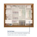 Ver mais imagens de Guarda Roupa Casal Premium Zara 279,3cm com Espelho 4 Portas 4 Gavetas Yescasa